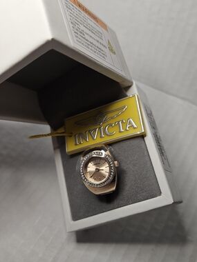 Invicta Women Rose Gold Tone Ring  Watch 48945